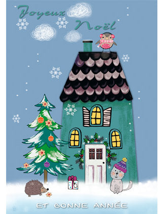 Cartes double multi-pack. Noël 97-1600-A6 5 Ex.