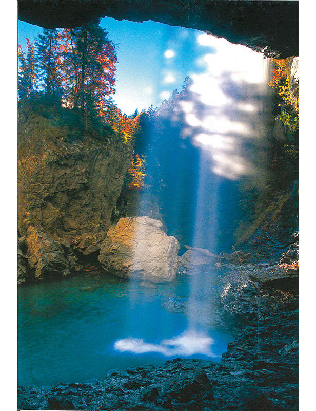 Postkarte Swiss Image hoch Wasserfall