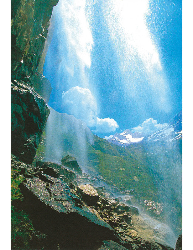 Postkarte Swiss Image hoch Wasserfall