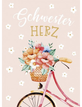 Postkarte Goldrichtig hoch