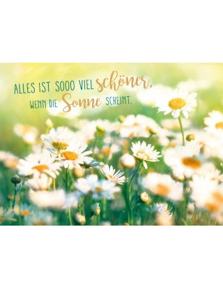 Postkarte. Lichtblicke / quer