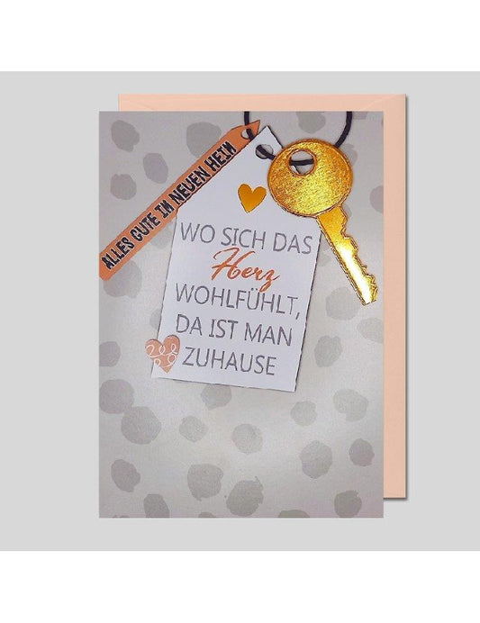Doppelkarte. Neues Heim