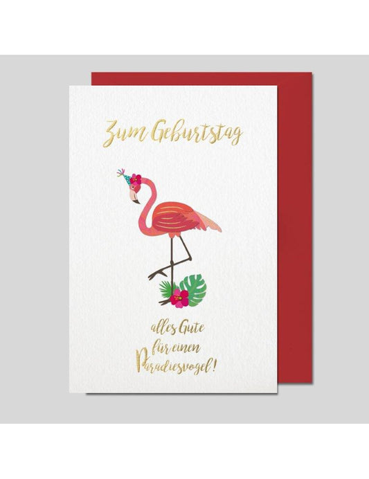 Doppelkarte. Geburtstag Impressione
