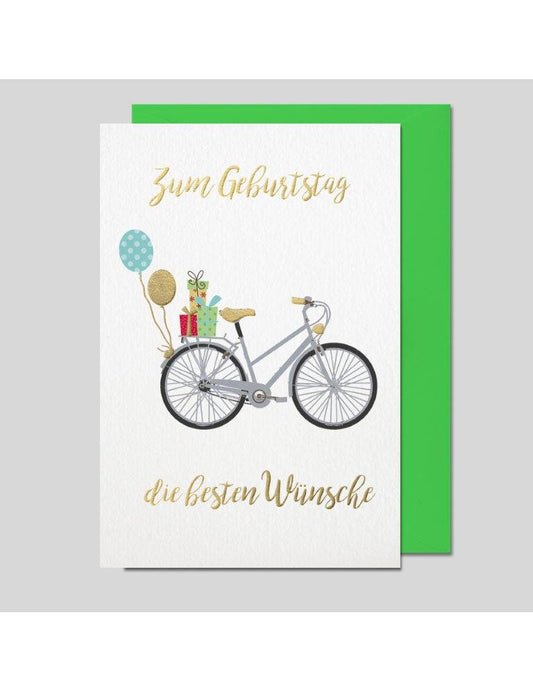 Doppelkarte. Geburtstag Impressione