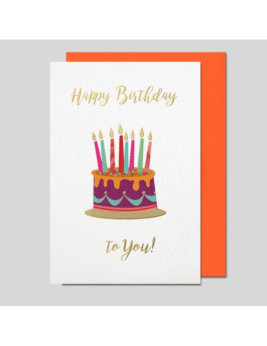 Doppelkarte. Geburtstag Impressione