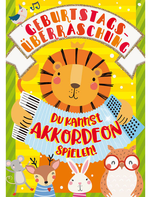 Soundkarte Zum Geburtstagsüberraschung, Akkordeon