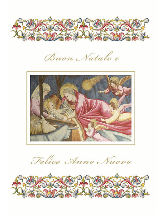 Doppelkarte Italienisch. BIGLIETTO NATALE