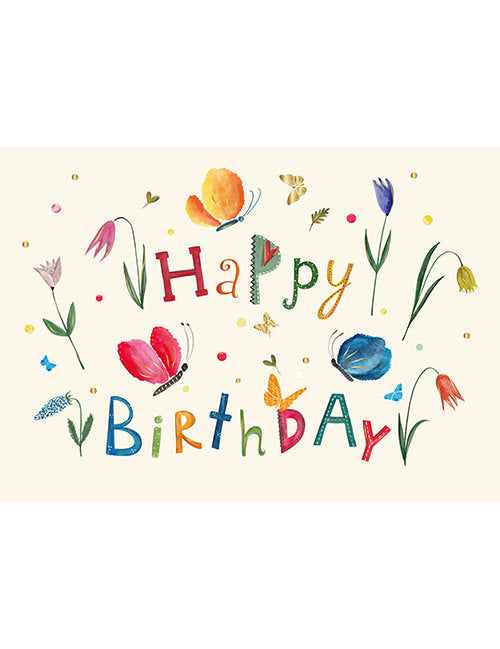 Postkarte. Papelino / Geburtstag / Quer