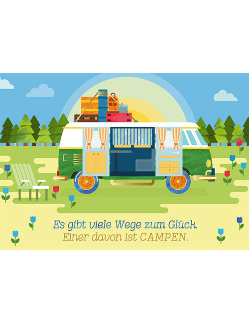 Postkarte. Papelino / Urlaub / Quer