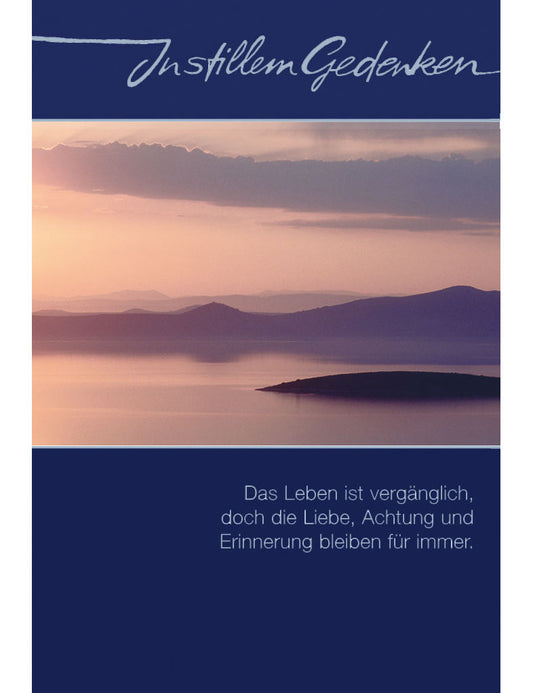 Doppelkarte / Trauer