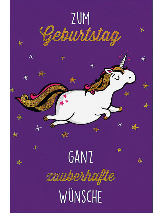 Doppelkarte. Plastikfrei. Geburtstag