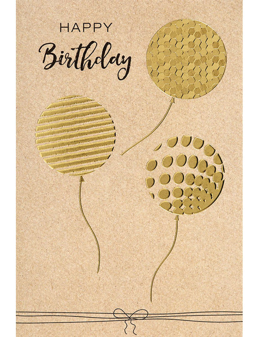 Doppelkarte. Plastikfrei. Geburtstag