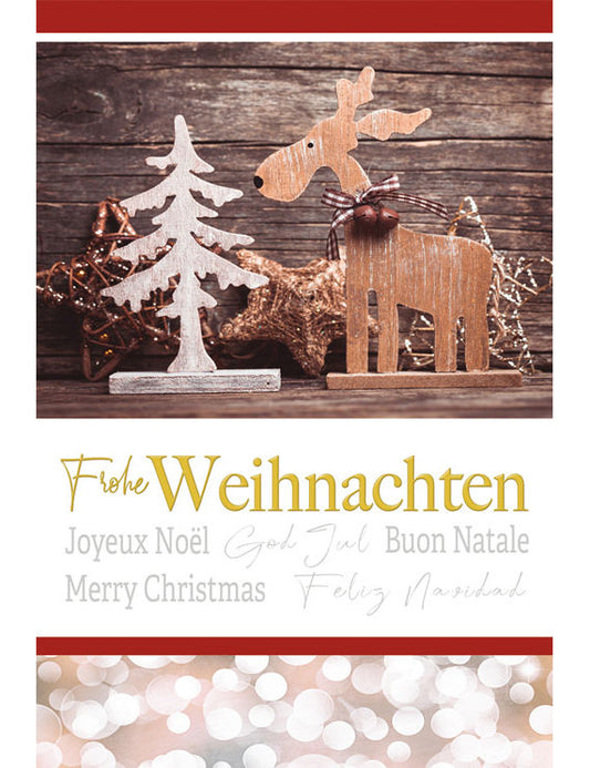 Doppelkarte. Weihnachten