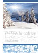 Doppelkarte. Weihnachten