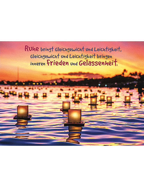 Postkarte. Lichtblicke