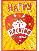 Soundkarte Happy Rocking Birthday