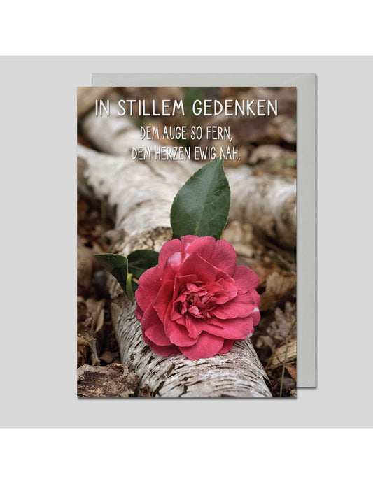 Doppelkarte. In stillen Gedanken