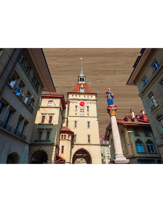 Postkarte. Bambus Swiss Colored - Bern Zytglogge