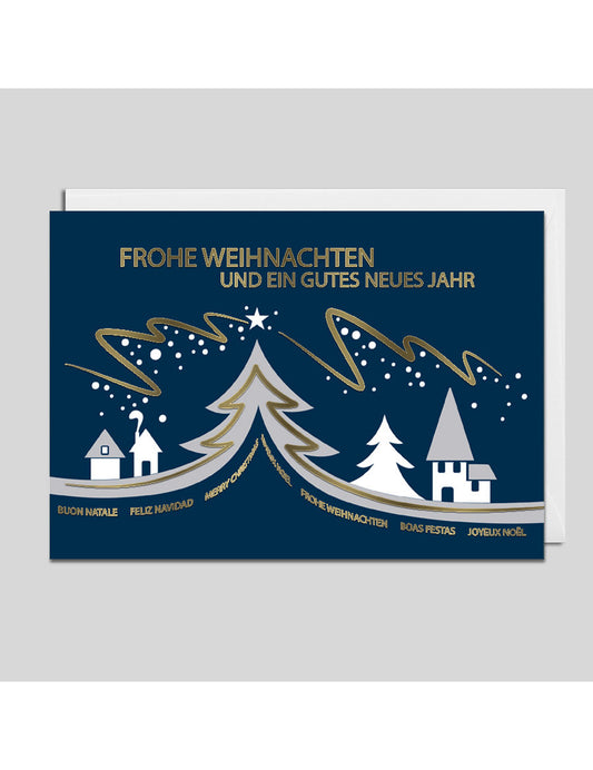 Doppelkarte. Weihnachten