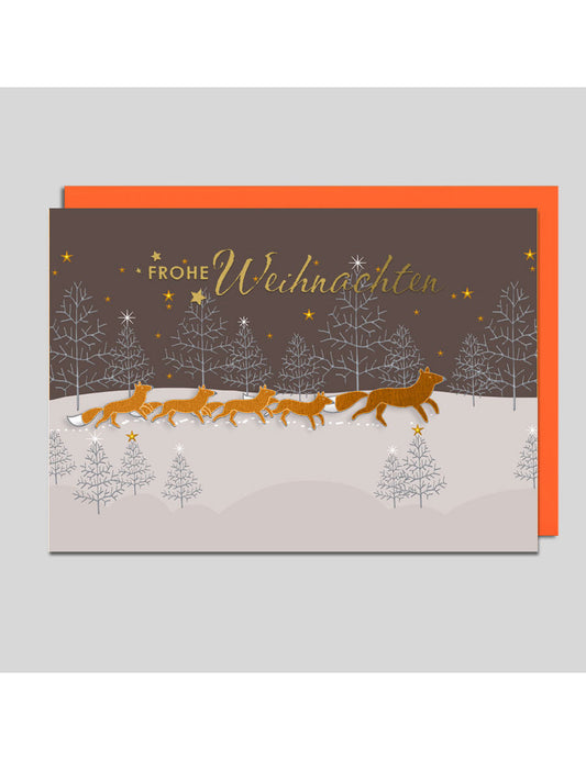 Doppelkarte. Weihnachten