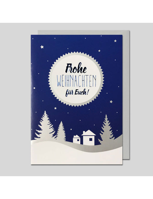 Doppelkarte. Weihnachten