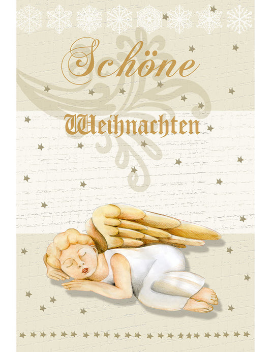 Doppelkarte. Schöne Weihnachten
