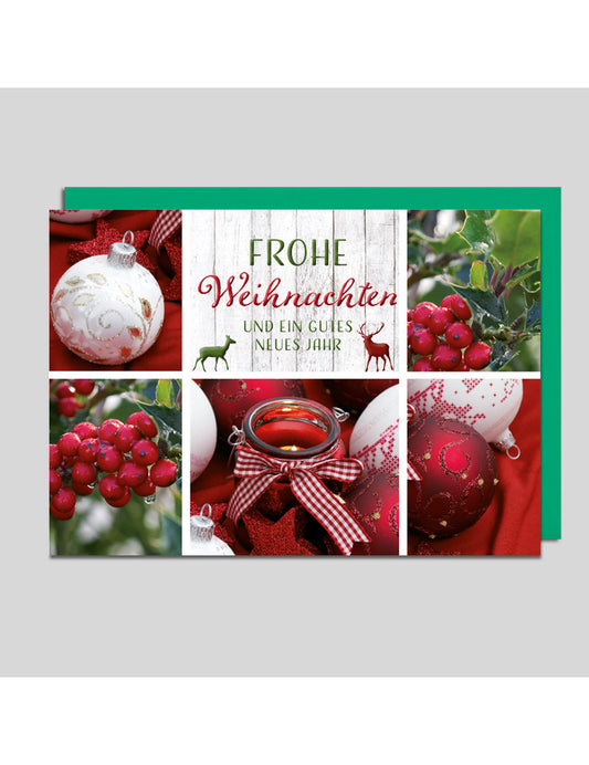 Doppelkarte. Weihnachten