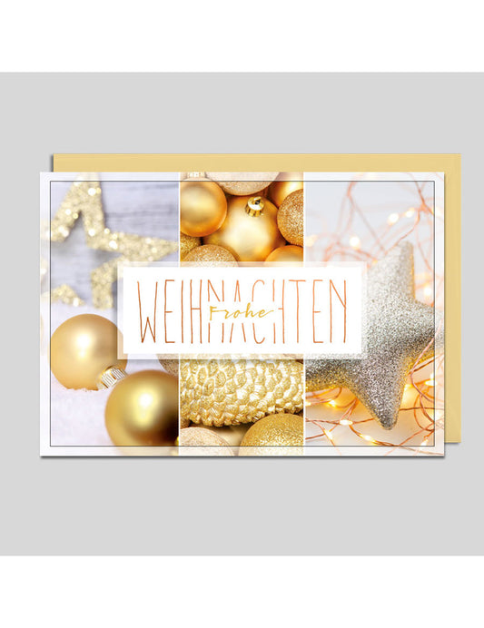Doppelkarte. Weihnachten