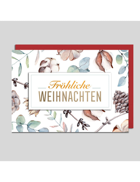 Doppelkarte. Weihnachten