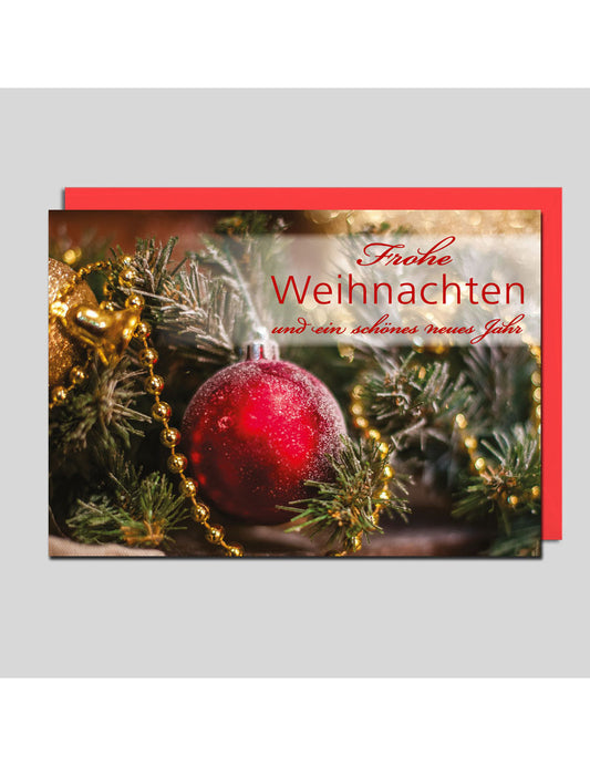Doppelkarte. Weihnachten