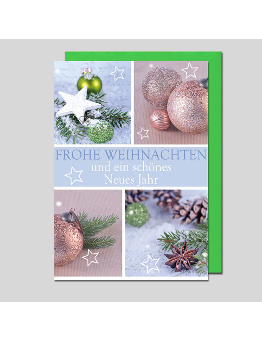 Doppelkarte. Weihnachten