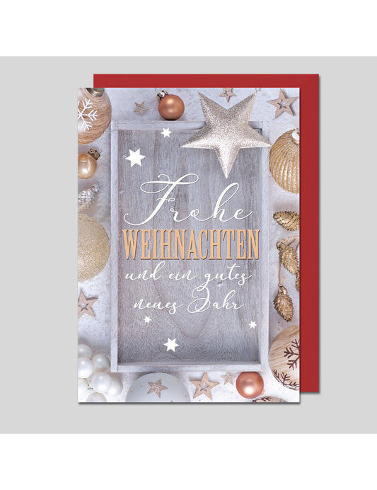 Doppelkarte. Weihnachten
