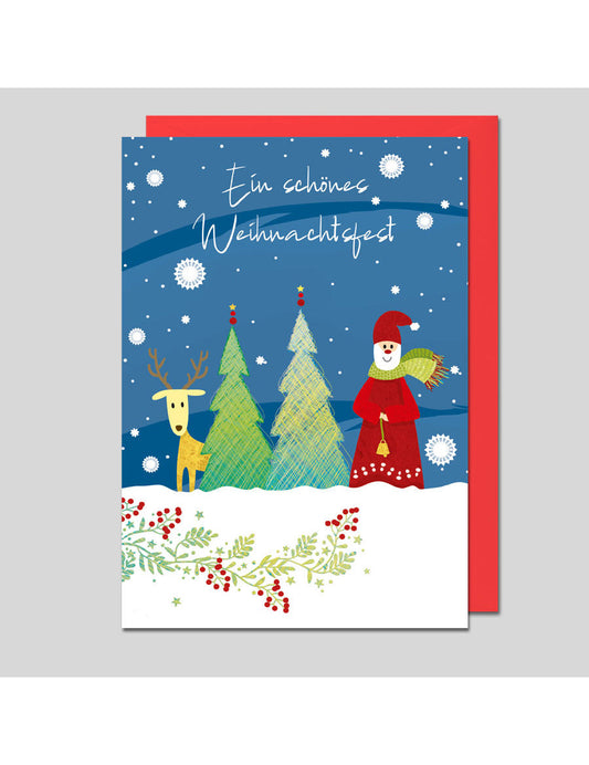 Doppelkarte. Weihnachten