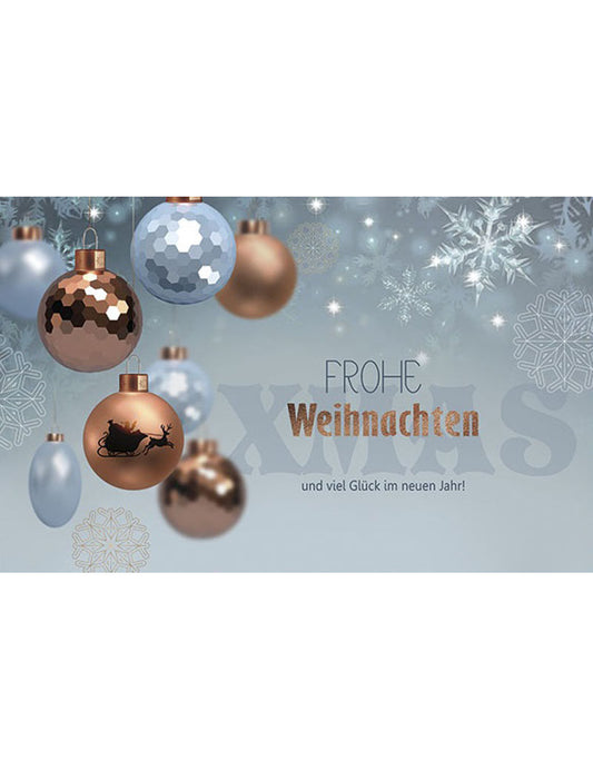 Doppelkarte. Weihnachten