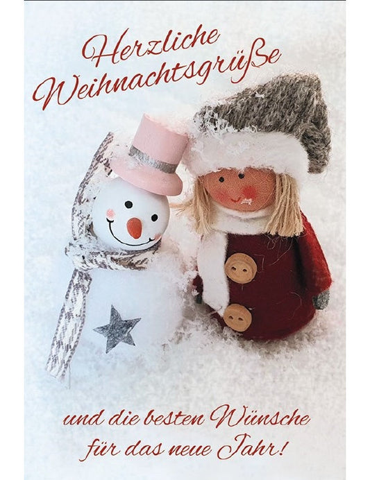 Doppelkarte. Weihnachten