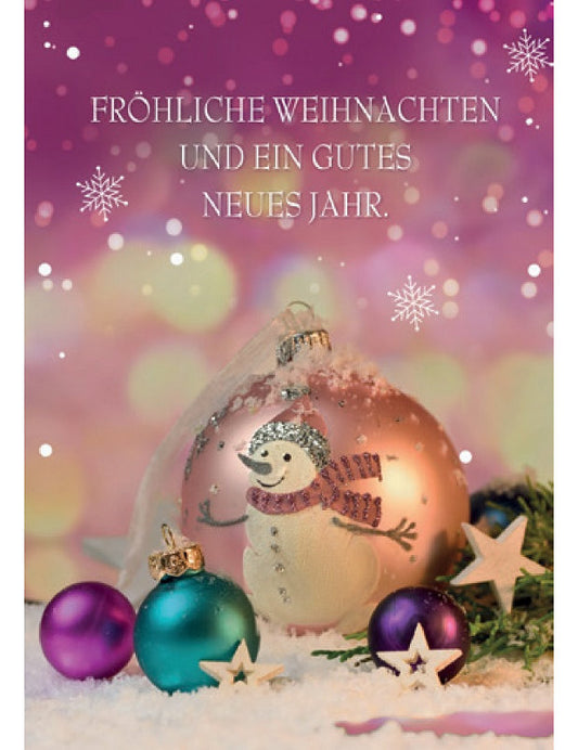 Doppelkarte. Weihnachten