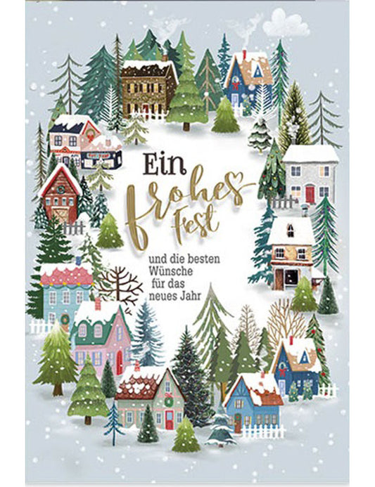 Doppelkarte. Weihnachten