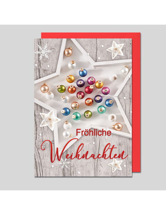 Doppelkarte. Weihnachten