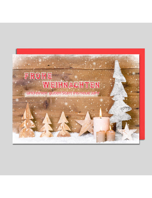 Doppelkarte. Weihnachten