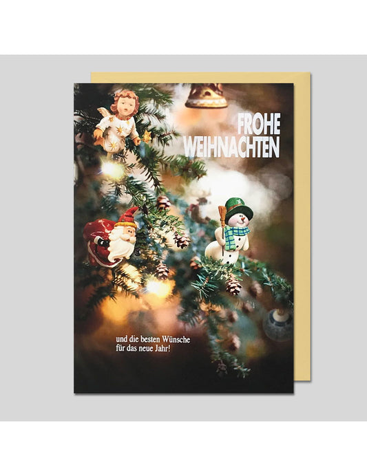 Doppelkarte. Weihnachten