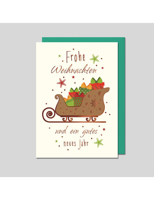 Doppelkarte. Gratulatione by Alessia Weihnachten