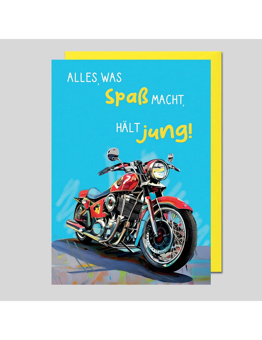 Doppelkarte. Spaß hält jung!
