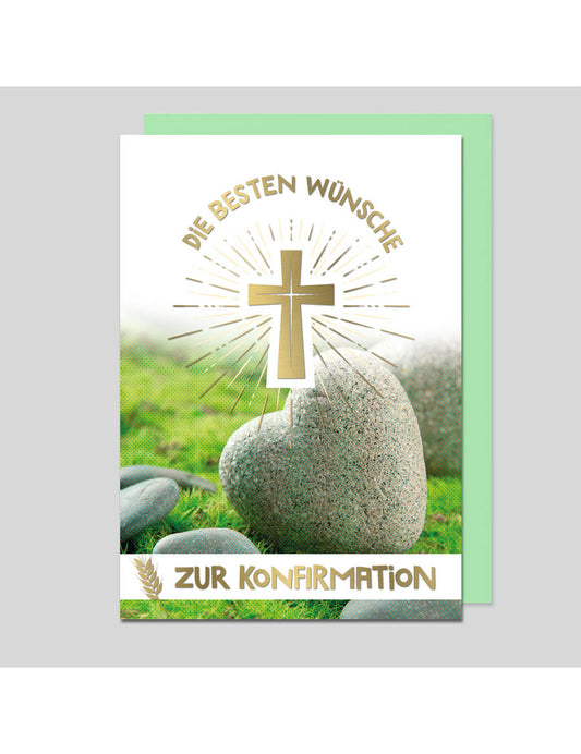 Doppelkarte. Zur Konfirmation