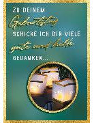 Soundkarte / Schwimmende Laternen,  gute und helle Gedanken  // A5