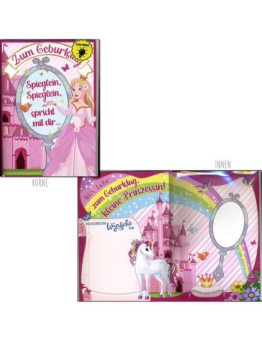 Soundkarte / Kinder, Prinzessin Spieglein, Spieglein // A4