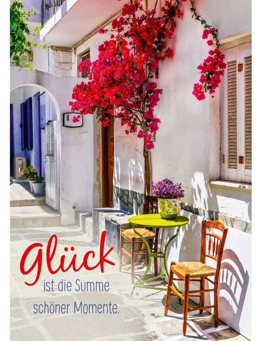 Postkarte. Kultura / Glück / Hoch
