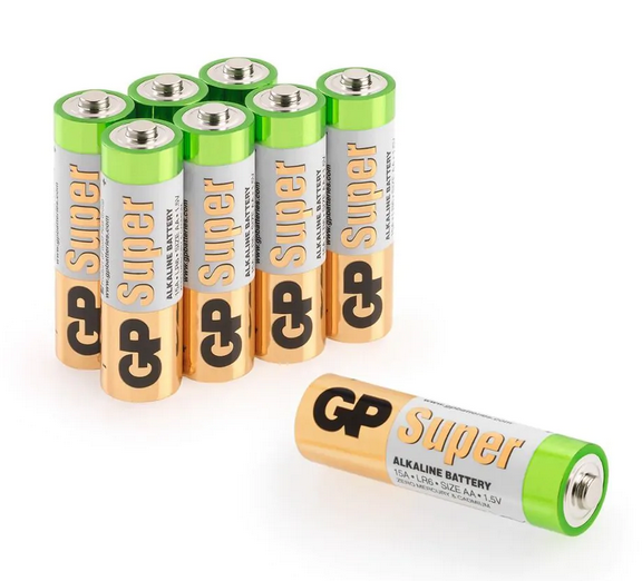 GP Batterien Alkaline AA, 8er-Pack