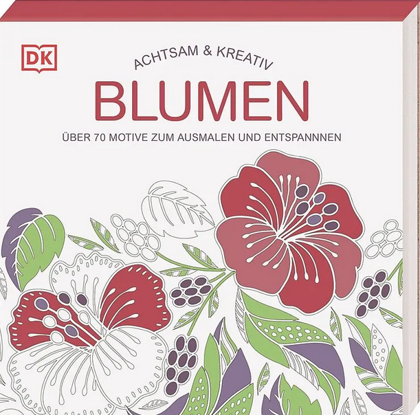 Blumen über 70 Motive zum ausmalen