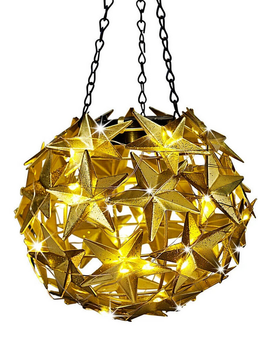 LED-Hängedeko "Stern" - gold