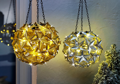 LED-Hängedeko "Stern" - gold